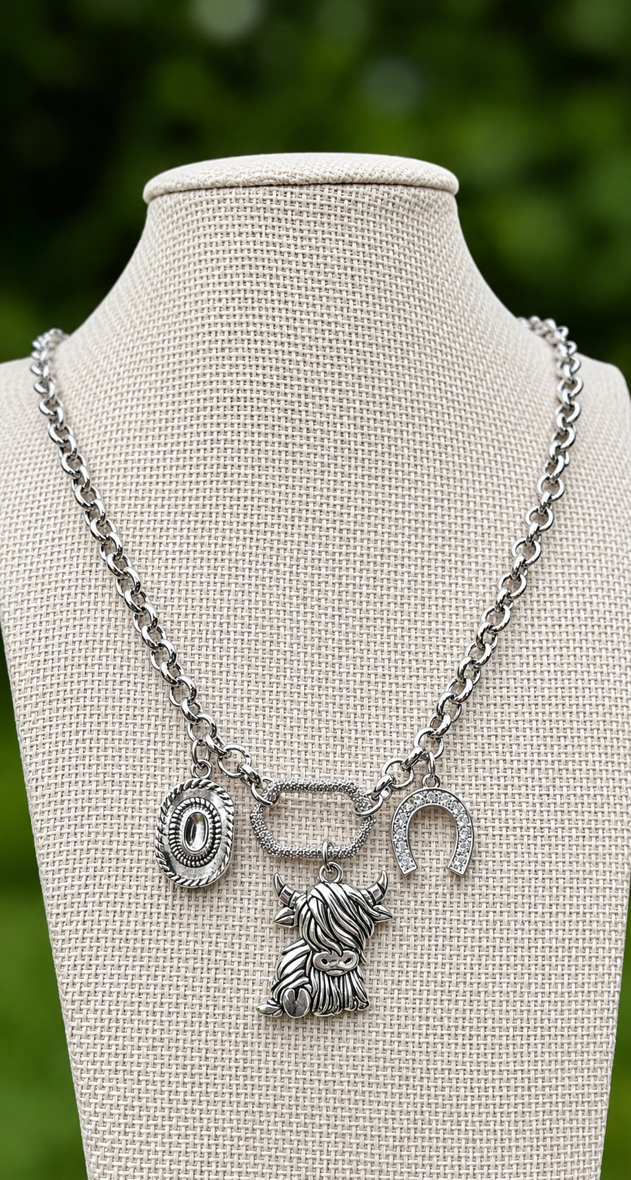 Custom Carabiner Charm Necklace