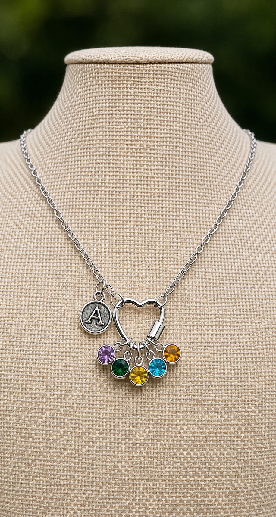 Custom Carabiner Charm Necklace