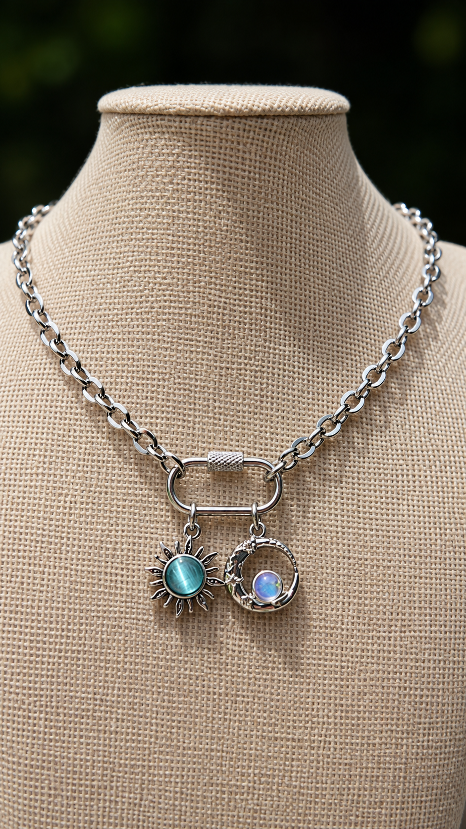 Custom Carabiner Charm Necklace