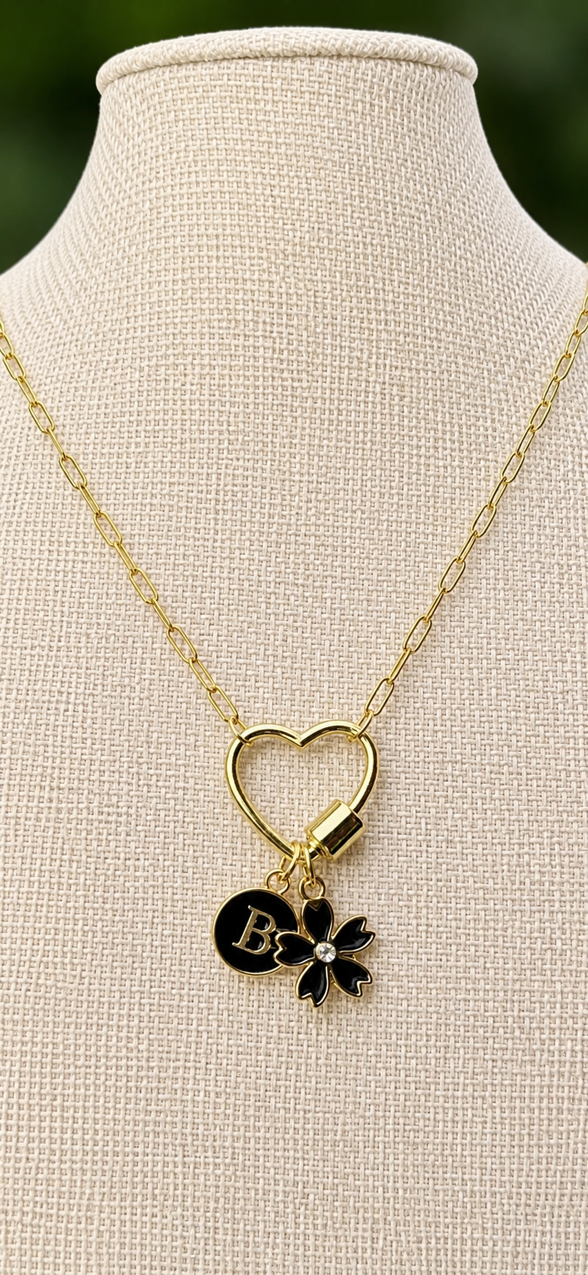 Custom Carabiner Charm Necklace
