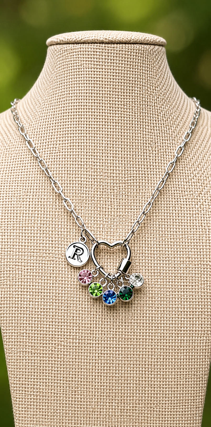 Custom Carabiner Charm Necklace