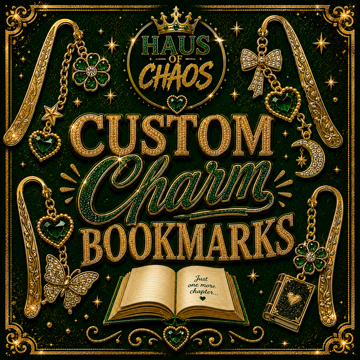 Custom Charm Bookmarks