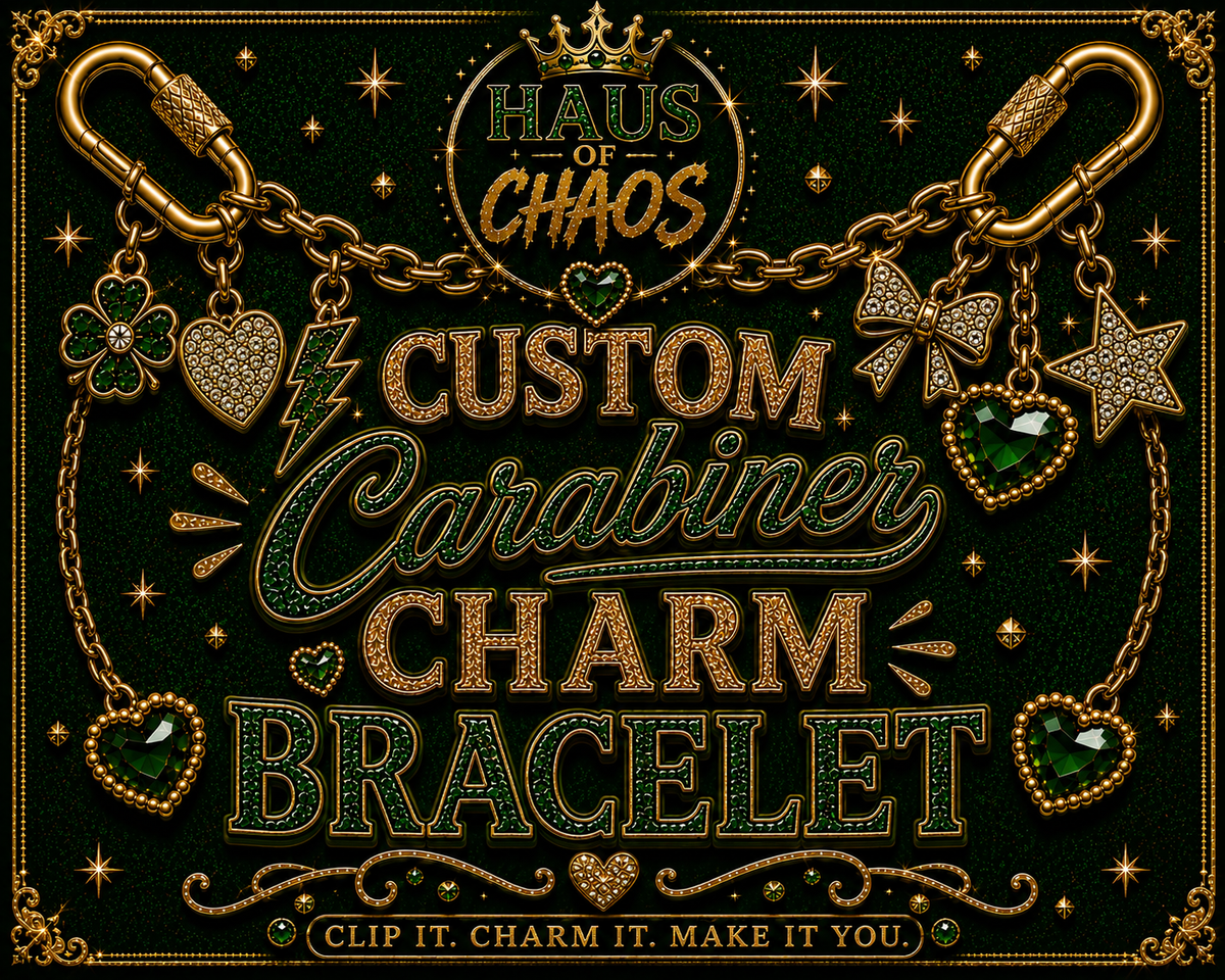 Custom Carabiner Charm Bracelet