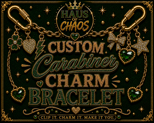 Custom Carabiner Charm Bracelet