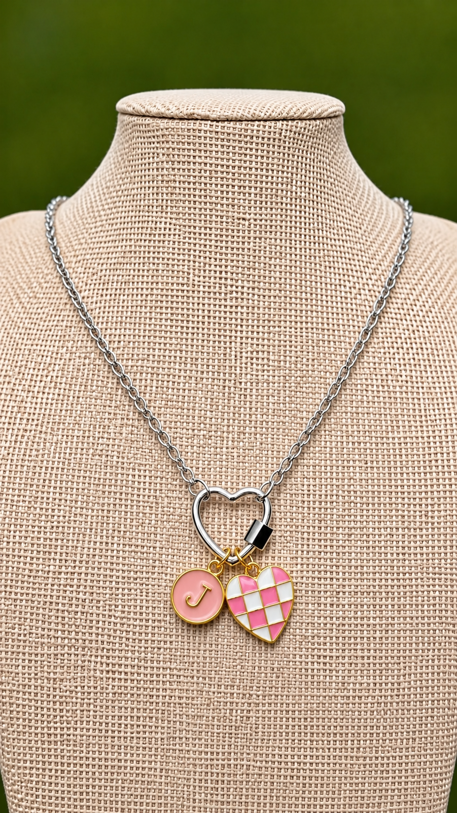 Custom Carabiner Charm Necklace
