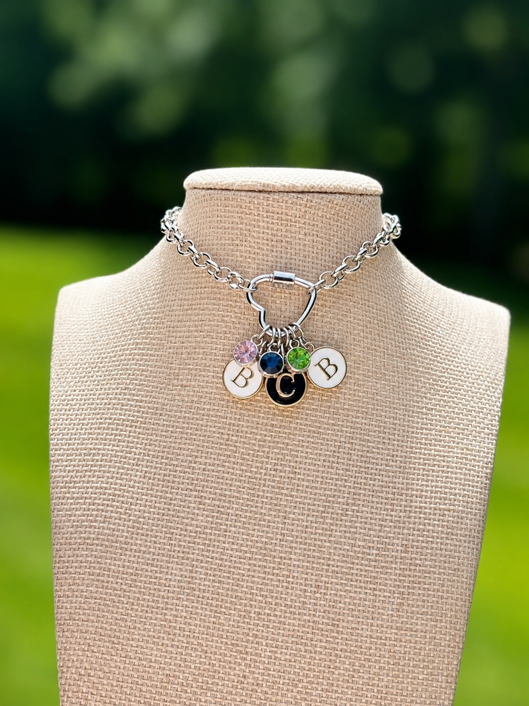 Custom Carabiner Charm Bracelet