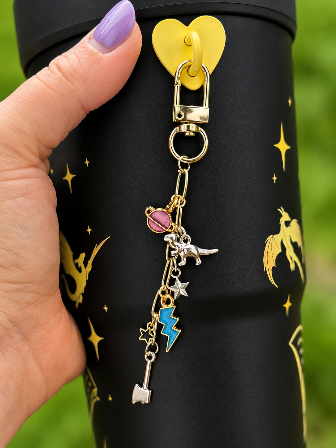 Custom Cup/Kindle Charms and Keychains