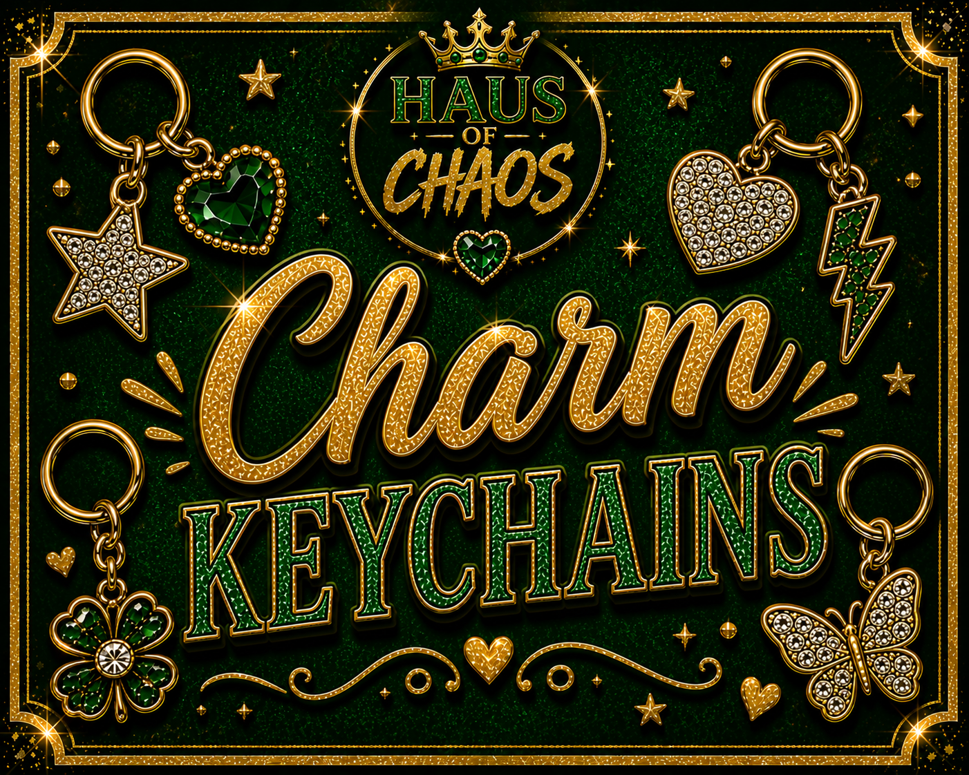 Custom Charm Keychains